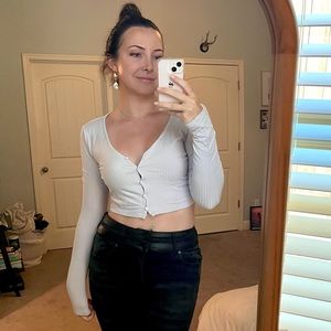 Off-White button down long sleeve tee